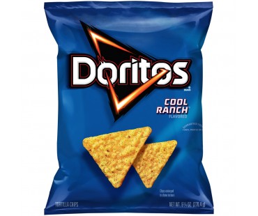 Doritos Cool Ranch Tortilla Chips 9.75 Oz Bag