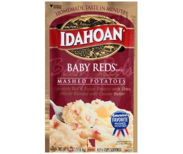 Idahoan Baby Reds Mashed Potatoes 4.1 Oz Pouch