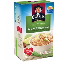 Quaker Oatmeal Apple & Cinnamon Instant Oatmeal 15.1 Oz Box