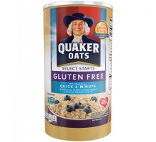 Quaker Oatmeal Oats Select Starts Gluten Free Regular Oats 18 Oz Canister