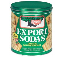 Keebler Export Sodas Crackers 28 Oz Tin