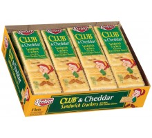Keebler Club & Cheddar Sandwich Crackers 11 Oz Tray