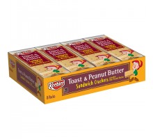 Keebler Toast & Peanut Butter Sandwich Crackers 11 Oz Tray