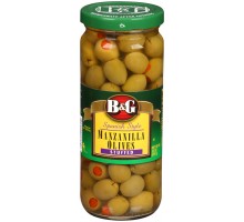 B&G Stuffed Manzanilla Olives 10 Oz Jar