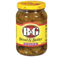 B&G Bread & Butter Chips Pickles 16 Oz Jar