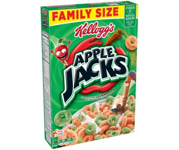 Kellogg's Apple Jacks Cereal 14.7 Oz Box