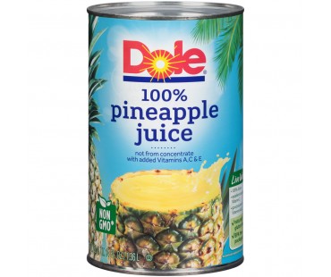 Dole 100% Pineapple Juice 46 Fl Oz Can