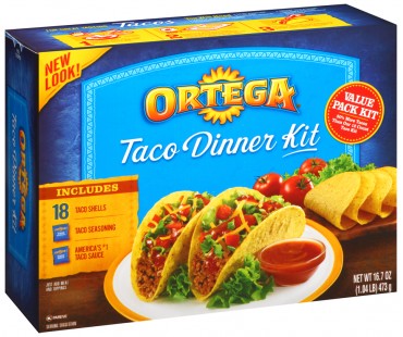 Ortega Taco Dinner Kit 16.7 Oz Box