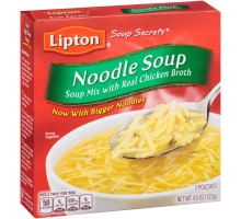 Lipton Soups Soup Secrets Noodle Soup With Real Chicken Broth Soup Mix 4.5 Oz Box