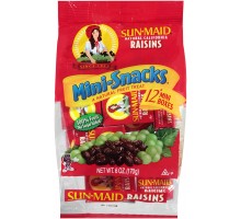 Sun-Maid Mini-Snacks Raisins 6 Oz Bag