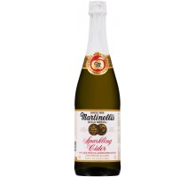 Martinelli's Gold Medal Sparkling Apple Cider 25.4 Fl Oz Glass Bottle