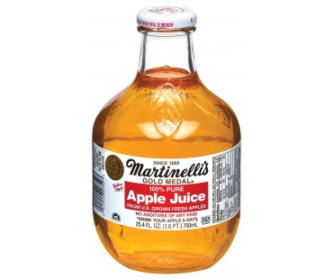 Martinelli's Gold Medal Apple Juice 100% Pure 25.4 Oz Glass Bottle Martinelli's Gold Medal Apple Juice 100% Pure 25.4 Oz Glass Bottle