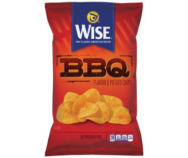 Wise Bbq Flavored Potato Chips 6.75 Oz Bag