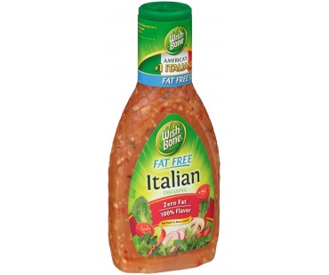 Wish-Bone Fat Free Italian Dressing 8 Fl Oz Plastic Bottle