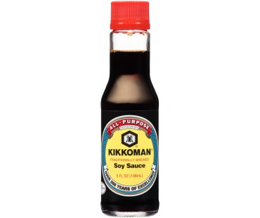 Kikkoman Soy Sauce 5 Fl Oz Glass Bottle