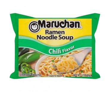 Maruchan Chili Flavor Ramen Noodle Soup 3 Oz Bag