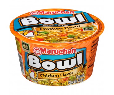 Maruchan Chicken Flavor Ramen Noodle Soup 3.31 Oz Bowl