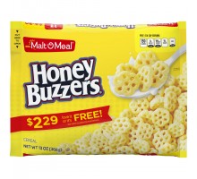 Malt-O-Meal Honey Buzzers Cereal 13 Oz Zip Pak