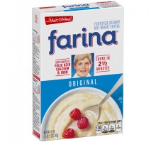 Farina Mills Original Foritified Creamy Hot Wheat Cereal 28 Oz Box