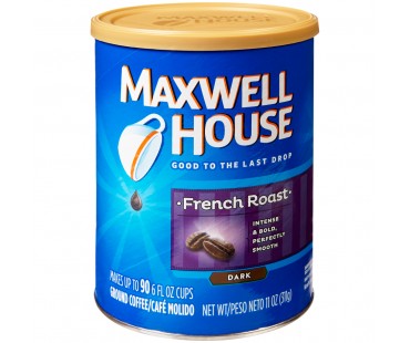Maxwell House French Roast Ground Coffee 11 Oz Canister
