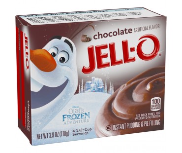 Jell-O Chocolate Instant Pudding & Pie Filling Mix 3.9 Oz Box