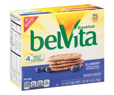 Nabisco Belvita Blueberry Breakfast Biscuits 8.8 Oz Box