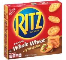 Nabisco Ritz Baked With Whole Wheat Crackers 12.9 Oz Box