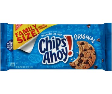 Nabisco Chips Ahoy! Original Chocolate Chip Cookies 18.2 Oz Tray
