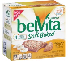 Nabisco Belvita Soft Baked Banana Bread Breakfast Biscuits 8.8 Oz Box