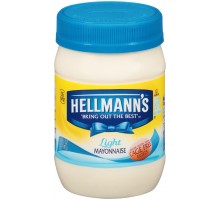 Hellmann's Light Mayonnaise 15 Fl Oz Plastic Jar