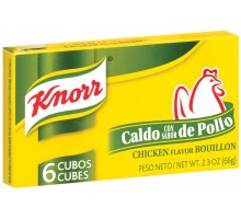 Knorr Hispanic Chicken Cubes Bouillon 6 Ct Box