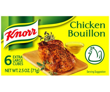 Knorr Chicken Extra Large Cubes Bouillon 2.5 Oz Box