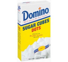Domino Dots Pure Cane 126 Ct Sugar Cubes 1 Lb Box