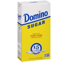 Domino Premium Pure Cane Granulated Sugar 1 Lb Box