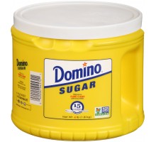 Domino Premium Pure Cane Granulated Sugar 4 Lb Plastic Tub