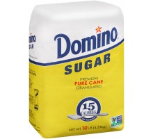 Domino Premium Pure Cane Granulated Sugar 10 Lb Bag