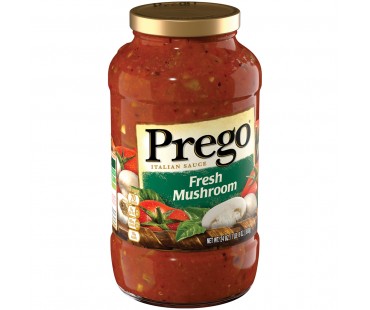 Prego Fresh Mushroom Italian Sauce 24 Oz Jar
