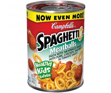 Spaghettios Meatballs Canned Pasta 15.6 Oz Pull-Top Can