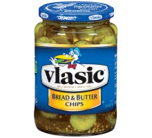Vlasic Bread & Butter Chips Pickles 24 Fl Oz Jar