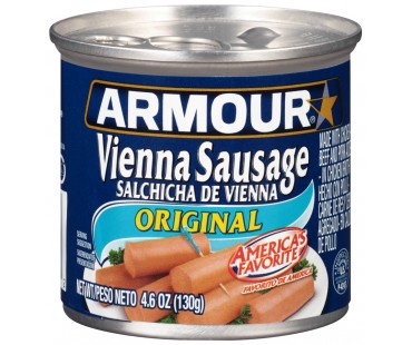 Armour Original Vienna Sausage 4.6 Oz Pull-Top Can