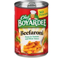 Chef Boyardee Pasta In Tomato And Meat Sauce Beefaroni 15 Oz Can