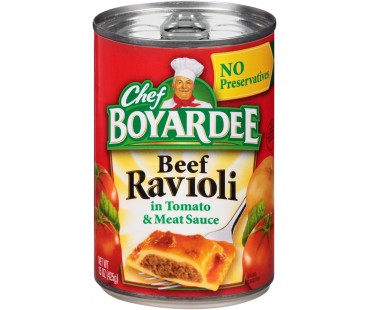 Chef Boyardee In Tomato & Meat Sauce Beef Ravioli 15 Oz Can