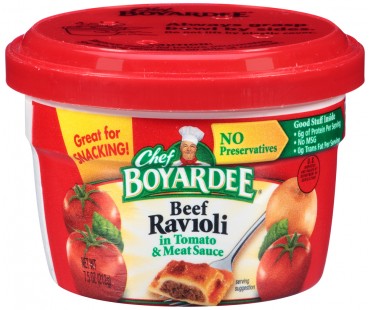 Chef Boyardee In Tomato & Meat Sauce Beef Ravioli 7.5 Oz Cup