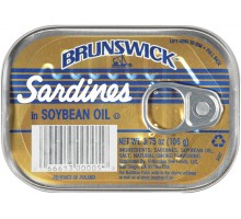 Brunswick In Soybean Oil Sardines 3.75 Oz Can