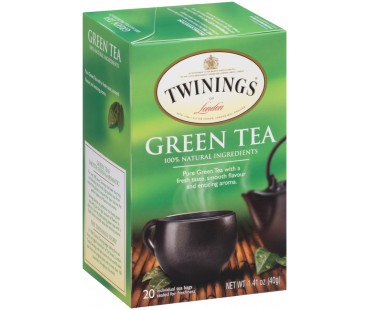 Twinings Of London Green Tea Bags 1.41 Oz Box