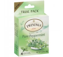 Twinings Of London Pure Peppermint Herbal Trial Pack Tea Bags .28 Oz Peg