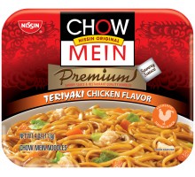 Chow Mein Teriyaki Chicken Flavor Chow Mein Noodles 4 Oz Tray