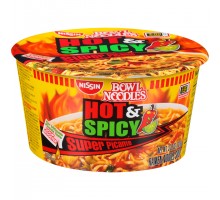 Bowl Noodles Hot & Spicy Super Picante Ramen Noodle Soup 3.26 Oz Bowl