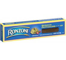 Ronzoni No. 131 Enriched Spinach And Macaroni Product Spinach Fettuccine 12 Oz Box