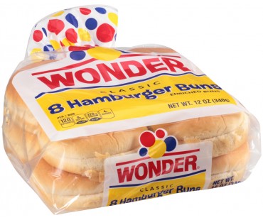 Wonder Classic Hamburger Buns 12 Oz Bag